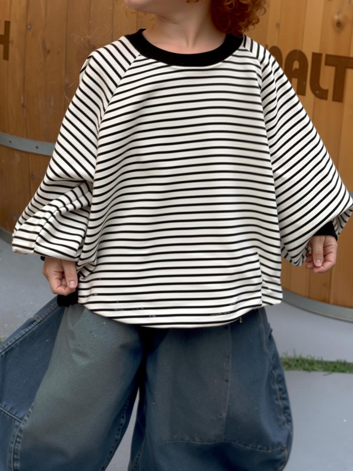 Off-Duty Stripe Sweatshirt