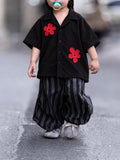 Red Bloom Resort Shirt