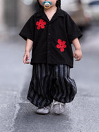 Red Bloom Resort Shirt