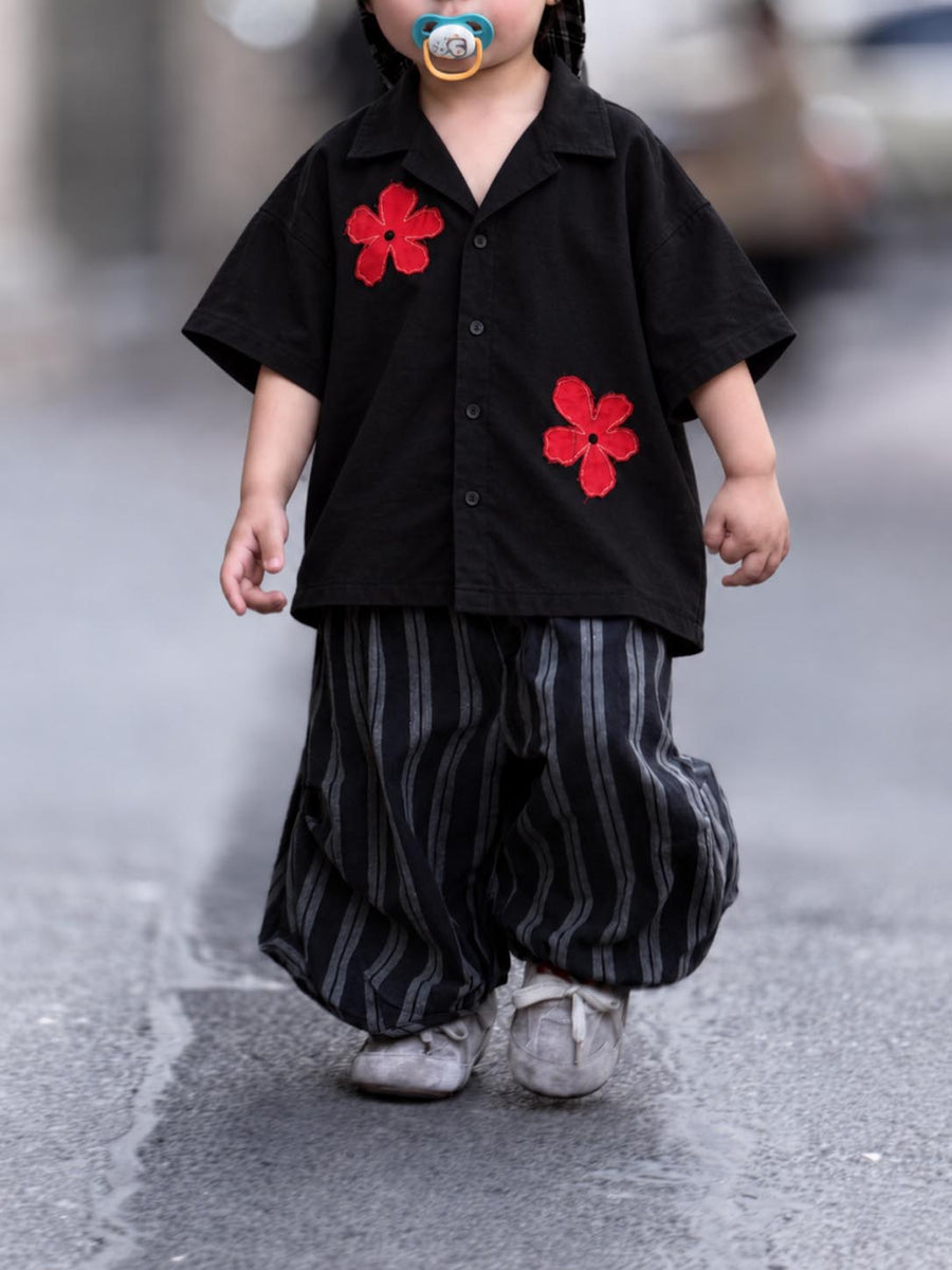Red Bloom Resort Shirt