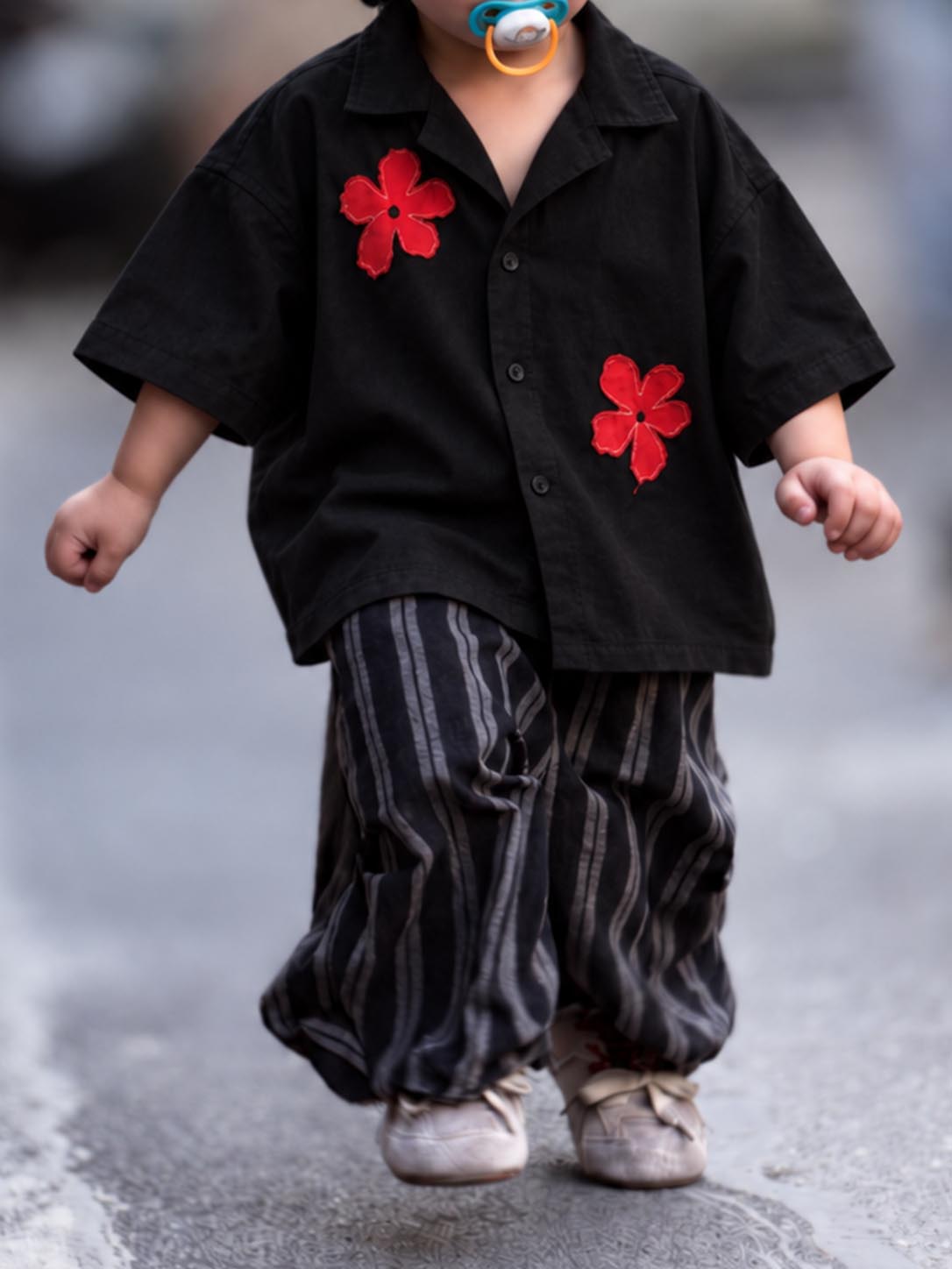 Red Bloom Resort Shirt