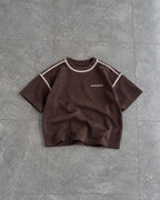 Cocoa Drop Shoulder Tee